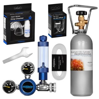 Aquario BLUE Standard - zestaw CO2 z butlą 2l