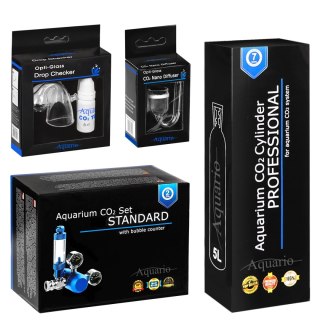 Aquario BLUE Standard - zestaw CO2 z butlą 5l