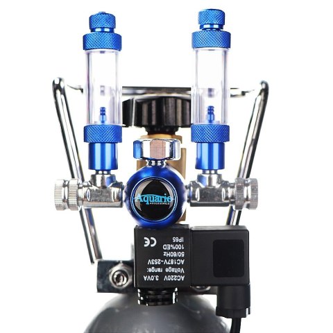 Aquario BLUE TWIN Professional - podwójny zestaw CO2 z butlą 8l