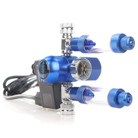 Aquario BLUE TWIN Professional - podwójny zestaw CO2 z butlą 8l
