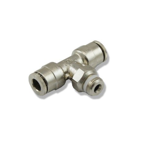 Trójnik metalowy T 6mm z gwintem 1/8'' Trójnik metalowy T 6mm z gwintem 1/8''