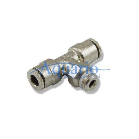 Trójnik metalowy T 6mm z gwintem 1/8'' Trójnik metalowy T 6mm z gwintem 1/8''