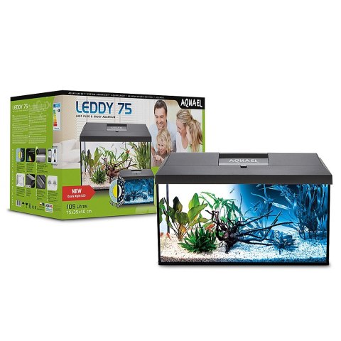 Aquael Leddy 75 Day&Night Black 2.0 - zestaw akwariowy Aquael Leddy 75 Day&Night Black 2.0 - zestaw akwariowy