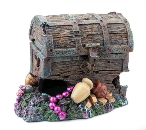 Happet - ozdoba do akwarium skrzynia skarbów 12cm Happet - ozdoba do akwarium skrzynia skarbów 12cm