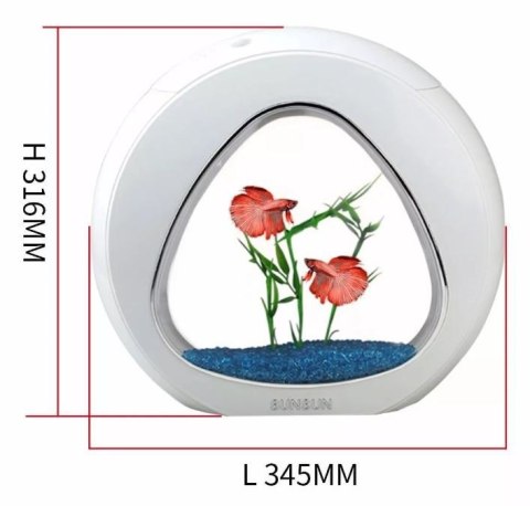 SunSun Smart Aqua 4l - zestaw akwarium białe 4l SunSun Smart Aqua 4l - zestaw akwarium białe 4l