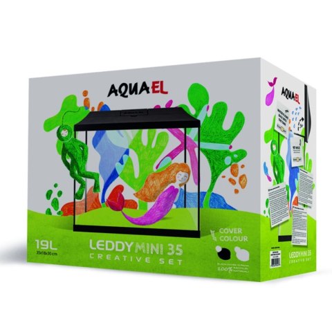 Aquael LEDDY MINI 35 BIAŁY - akwarium 19l Aquael LEDDY MINI 35 BIAŁY - akwarium 19l