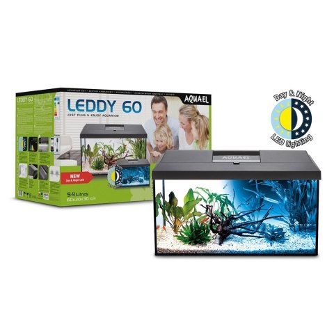 Aquael Leddy 60 Day&Night BIOFS Black 2.0 - zestaw akwariowy Aquael Leddy 60 Day&Night BIOFS Black 2.0 - zestaw akwariowy