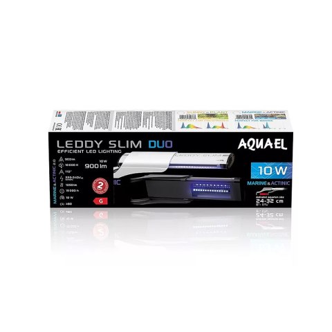 Aquael LEDDY SLIM DUO 10W MARINE&ACTINIC biały - oświetlenie LED Aquael LEDDY SLIM DUO 10W MARINE&ACTINIC biały - oświetlenie LED
