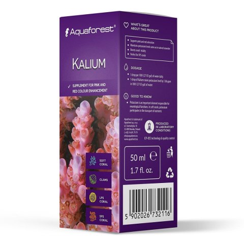 Aquaforest Kalium 50ml - potas w płynie Aquaforest Kalium 50ml - potas w płynie