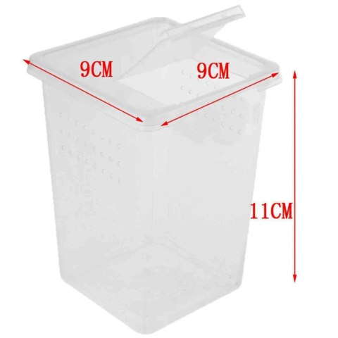 Terrario Insect Box High - plastikowe terrarium 9x9x11cm Terrario Insect Box High - plastikowe terrarium 9x9x11cm