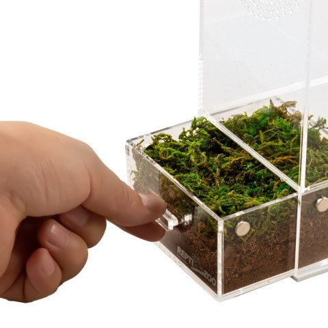 Repti-Zoo Easy Clean Acrylic Terrarium - terrarium akrylowe 10x10x20cm Repti-Zoo Easy Clean Acrylic Terrarium - terrarium akrylowe 10x10x20cm