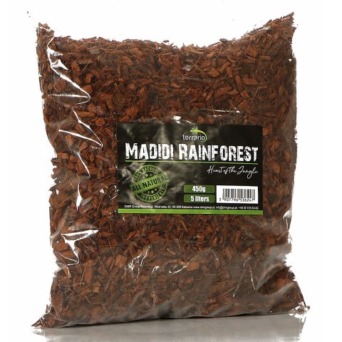 Terrario Madidi Rainforest 5l 500g - drobne zrębki kokosa Terrario Madidi Rainforest 5l 500g - drobne zrębki kokosa