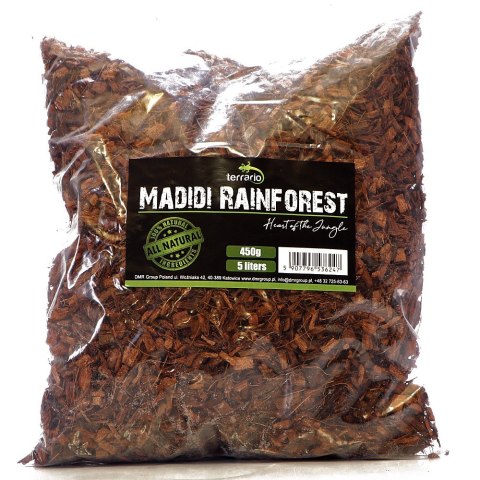 Terrario Madidi Rainforest 5l 500g - drobne zrębki kokosa Terrario Madidi Rainforest 5l 500g - drobne zrębki kokosa