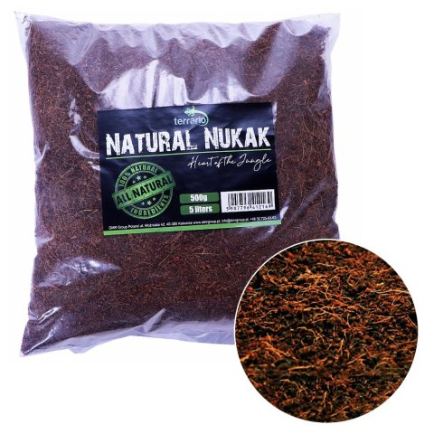 Terrario Natural Nukak 5l 500g - podłoże z włókien kokosa Terrario Natural Nukak 5l 500g - podłoże z włókien kokosa