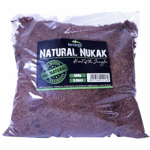 Terrario Natural Nukak 5l 500g - podłoże z włókien kokosa Terrario Natural Nukak 5l 500g - podłoże z włókien kokosa