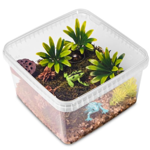 Terrario ReptiBox 19x19x12cm - przeźroczyste terrarium faunarium Terrario ReptiBox 19x19x12cm - przeźroczyste terrarium faunarium