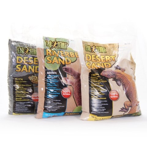 EXO TERRA Black Sand 4,5kg - piasek pustynny czarny EXO TERRA Black Sand 4,5kg - piasek pustynny czarny