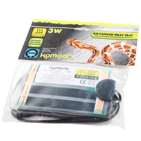 Komodo Advanced Heat Mat 3W - mata grzewcza 9x14cm Komodo Advanced Heat Mat 3W - mata grzewcza 9x14cm