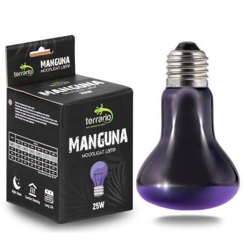 Terrario Manguna Moonlight Lamp - żarówka nocna 25W Terrario Manguna Moonlight Lamp - żarówka nocna 25W