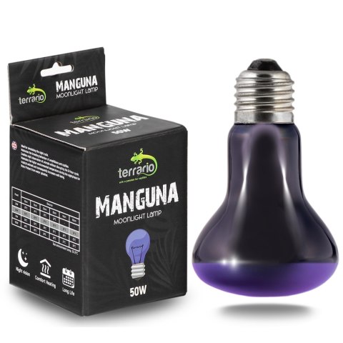 Terrario Manguna Moonlight Lamp - żarówka nocna 50W Terrario Manguna Moonlight Lamp - żarówka nocna 50W
