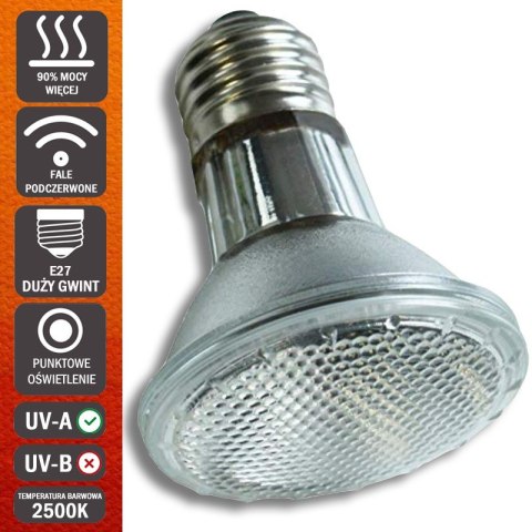 Komodo Halogen 50W - halogen grzewczy 3w1 Komodo Halogen 50W - halogen grzewczy 3w1