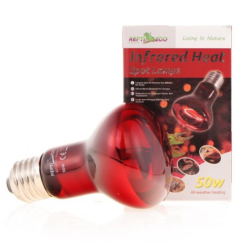 Repti-Zoo Infrared Heat 50W - żarówka grzewcza podczerwona Repti-Zoo Infrared Heat 50W - żarówka grzewcza podczerwona