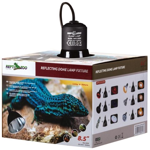 Repti-Zoo Oprawka z kloszem na żarówkę do 200W Repti-Zoo Oprawka z kloszem na żarówkę do 200W