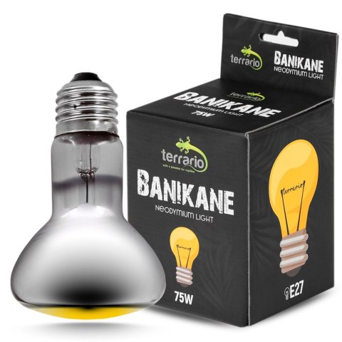Terrario Banikane Neodymium Light - żarówka grzewcza neodymowa 75W Terrario Banikane Neodymium Light - żarówka grzewcza neodymowa 75W