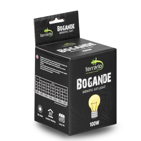 Terrario Bogande Basking Sun Light - żarówka grzewcza 100W Terrario Bogande Basking Sun Light - żarówka grzewcza 100W