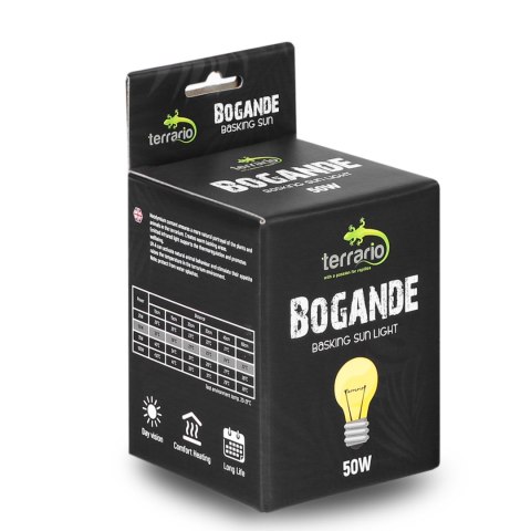 Terrario Bogande Basking Sun Light - żarówka grzewcza 50W Terrario Bogande Basking Sun Light - żarówka grzewcza 50W
