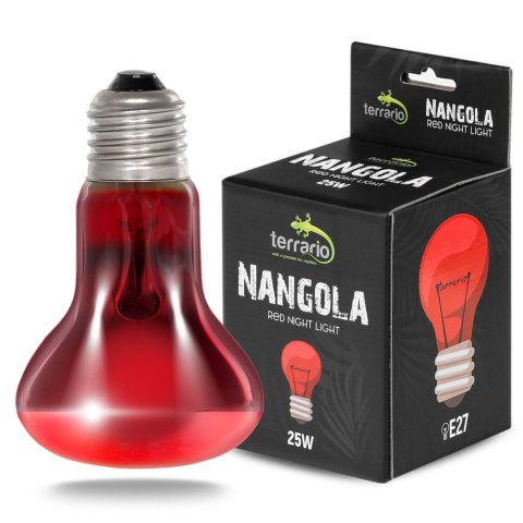 Terrario Nangola Red Night Light - żarówka podczerwona 25W Terrario Nangola Red Night Light - żarówka podczerwona 25W
