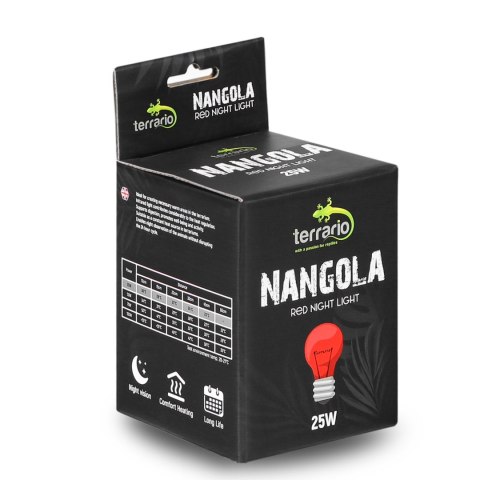 Terrario Nangola Red Night Light - żarówka podczerwona 25W Terrario Nangola Red Night Light - żarówka podczerwona 25W