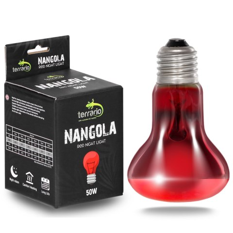 Terrario Nangola Red Night Light - żarówka podczerwona 50W Terrario Nangola Red Night Light - żarówka podczerwona 50W