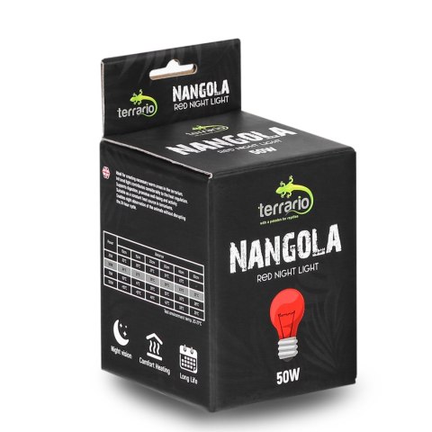 Terrario Nangola Red Night Light - żarówka podczerwona 50W Terrario Nangola Red Night Light - żarówka podczerwona 50W