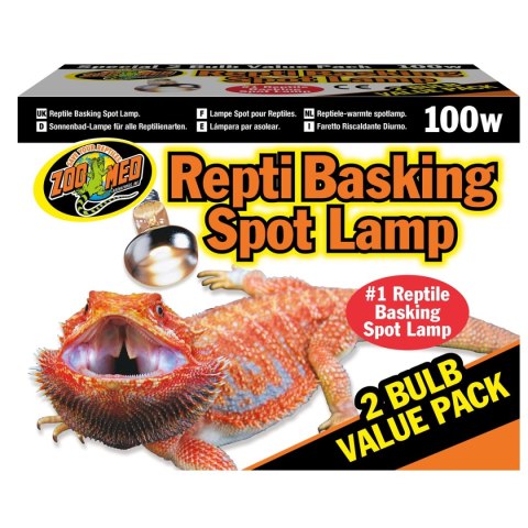 Zoomed Repti Basking Spot Lamp 100W - żarówka grzewcza punktowa 2 sztuki Zoomed Repti Basking Spot Lamp 100W - żarówka grzewcza punktowa 2 sztuki