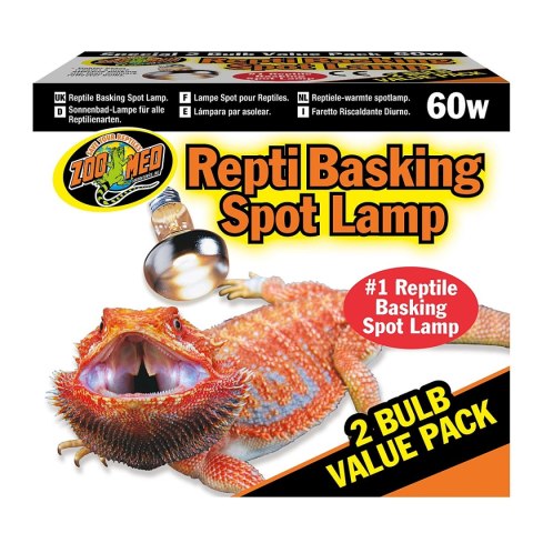 Zoomed Repti Basking Spot Lamp 60W - żarówka grzewcza punktowa 2 sztuki Zoomed Repti Basking Spot Lamp 60W - żarówka grzewcza punktowa 2 sztuki