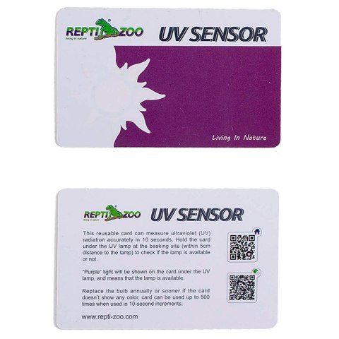 Repti-Zoo Karta do pomiaru promieniowania UV