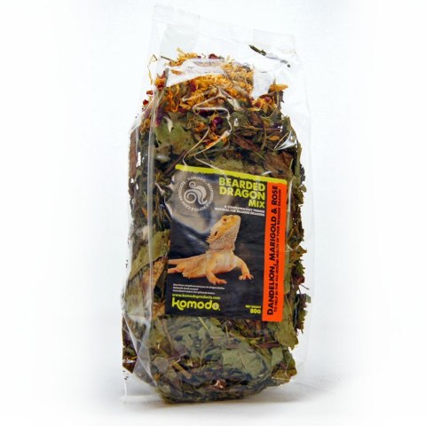 Komodo Beared Dragon Mix 80g - zioła lecznicze dla agamy Komodo Beared Dragon Mix 80g - zioła lecznicze dla agamy