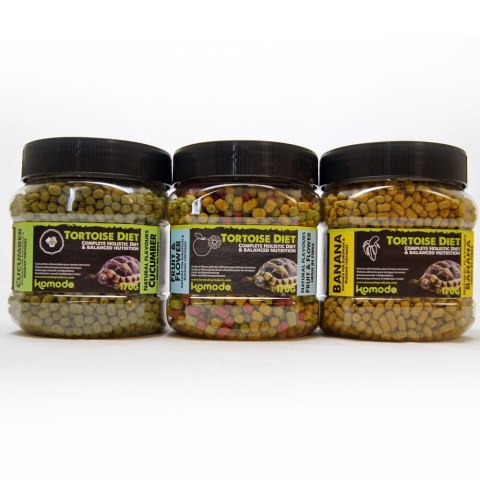 Komodo Tortoise Diet Banana 170g - pokarm dla żółwi Komodo Tortoise Diet Banana 170g - pokarm dla żółwi