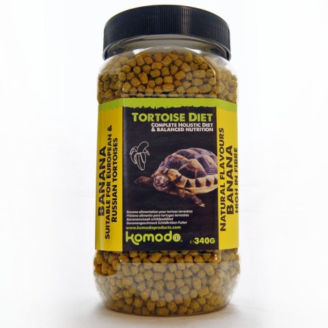 Komodo Tortoise Diet Banana 340g - pokarm dla żółwi Komodo Tortoise Diet Banana 340g - pokarm dla żółwi