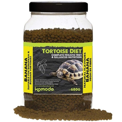 Komodo Tortoise Diet Banana 680g - pokarm dla żółwi Komodo Tortoise Diet Banana 680g - pokarm dla żółwi