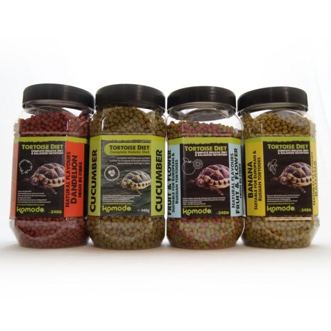 Komodo Tortoise Diet Cucumber 340g - pokarm dla żółwi Komodo Tortoise Diet Cucumber 340g - pokarm dla żółwi