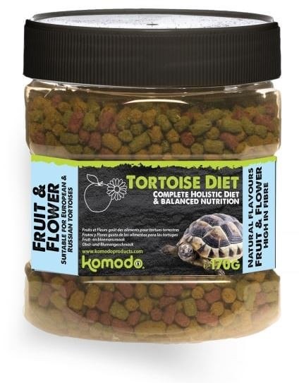 Komodo Tortoise Diet Fruit Flower 170g - pokarm dla żółwi Komodo Tortoise Diet Fruit Flower 170g - pokarm dla żółwi