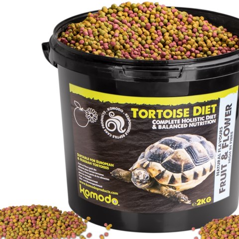 Komodo Tortoise Diet Fruit Flower 2kg - pokarm dla żółwi Komodo Tortoise Diet Fruit Flower 2kg - pokarm dla żółwi