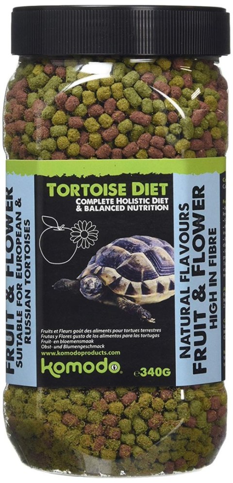 Komodo Tortoise Diet Fruit Flower 340g - pokarm dla żółwi Komodo Tortoise Diet Fruit Flower 340g - pokarm dla żółwi