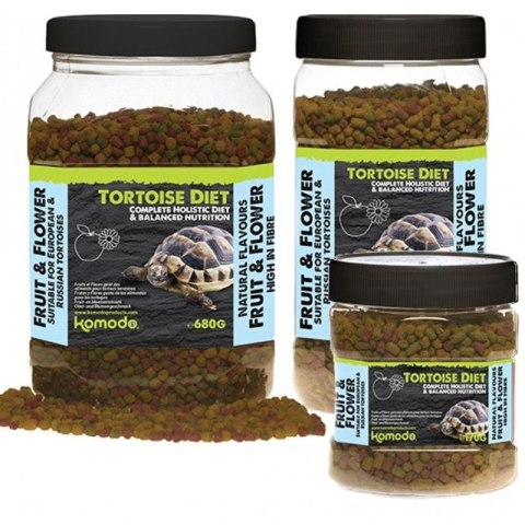 Komodo Tortoise Diet Fruit Flower 680g - pokarm dla żółwi Komodo Tortoise Diet Fruit Flower 680g - pokarm dla żółwi