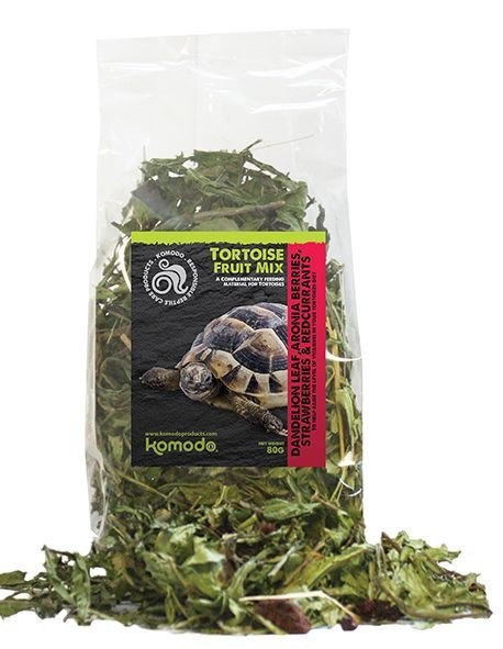 Komodo Tortoise Fruit mix 80g - zioła i owoce dla żółwi Komodo Tortoise Fruit mix 80g - zioła i owoce dla żółwi