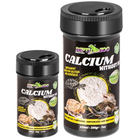 Repti-Zoo Calcium without D3 250ml - wapno bez D3 i witaminy Repti-Zoo Calcium without D3 250ml - wapno bez D3 i witaminy