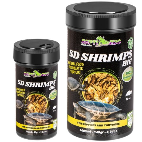 Repti-Zoo Semi Dry Shrimps L 250ml - krewetki półmiękkie Repti-Zoo Semi Dry Shrimps L 250ml - krewetki półmiękkie