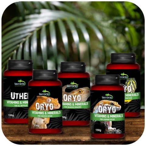 Terrario ORYO for Crested Gecko 150g - witaminy dla gekona orzęsionego Terrario ORYO for Crested Gecko 150g - witaminy dla gekona orzęsionego